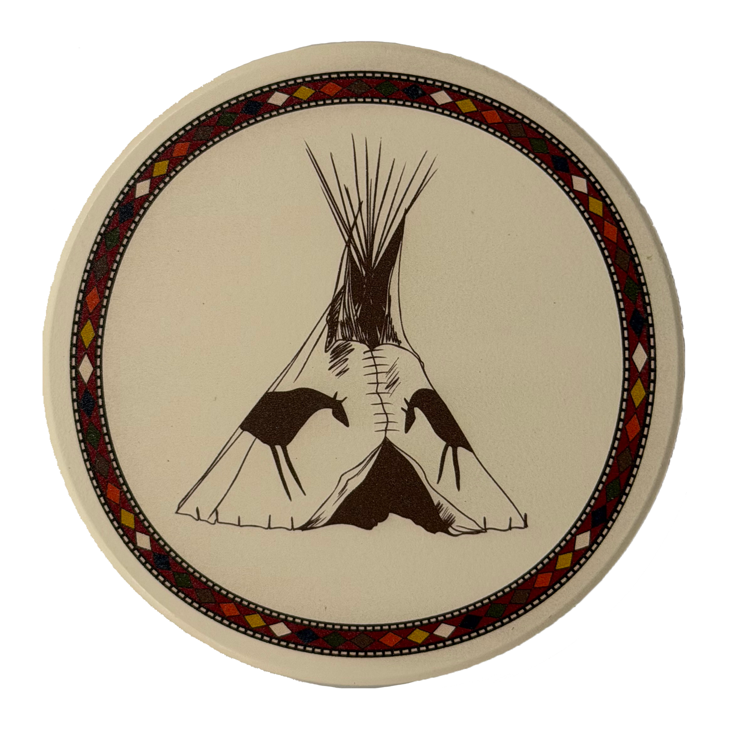 American Native™ Heritage Coaster - Tee Pee