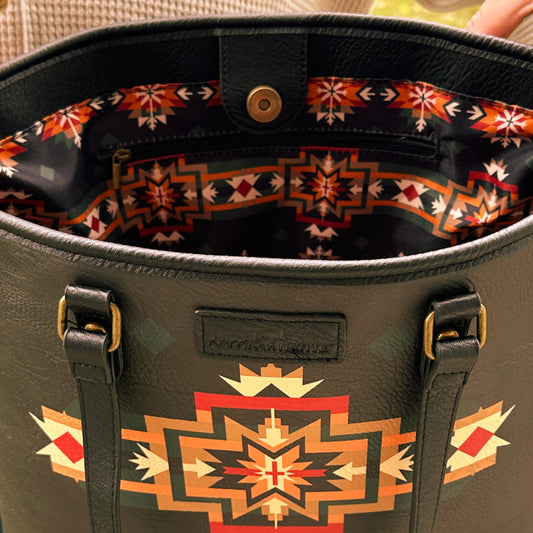 American Native™ Winter Heirloom Tote Bag