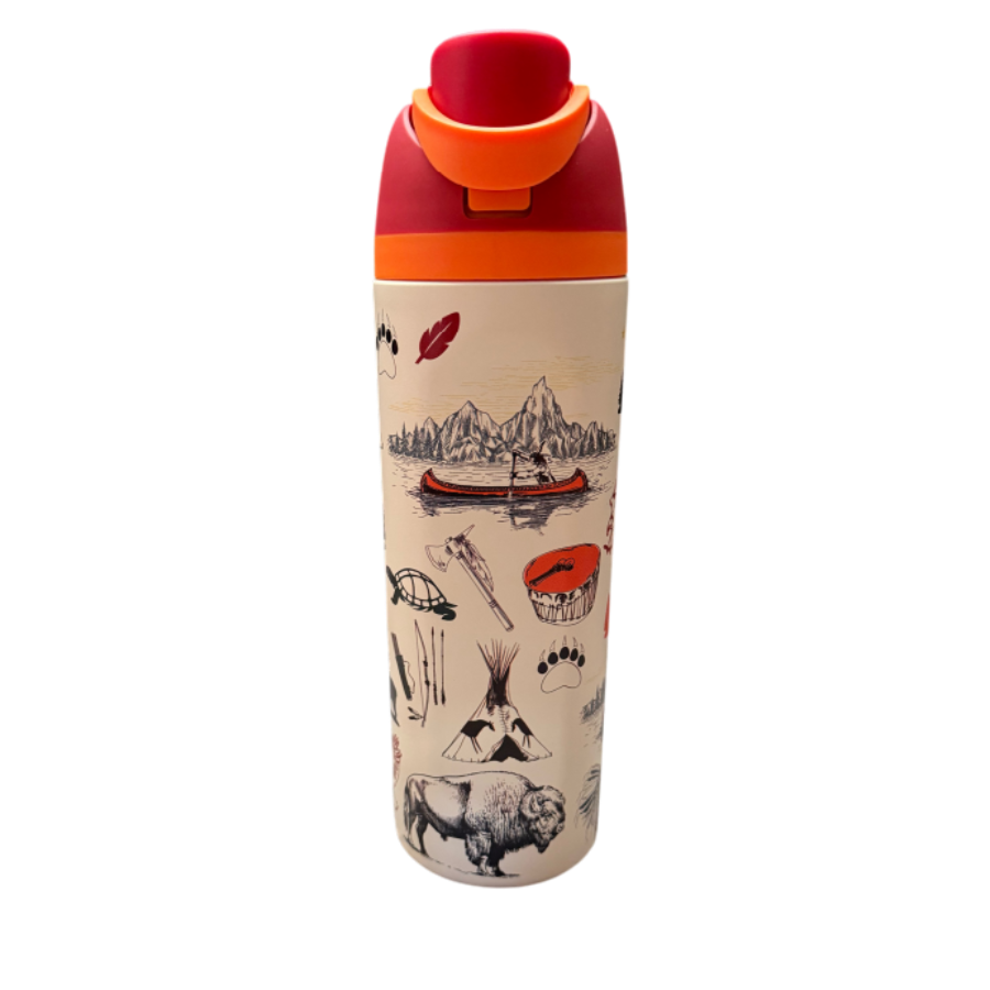 American Native™ Heritage Flip Top  Stainless Steel Tumbler