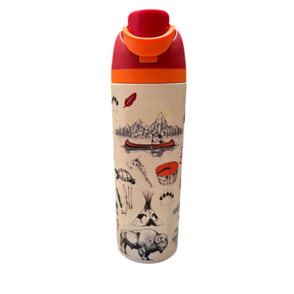 American Native™ Heritage Flip Top  Stainless Steel Tumbler