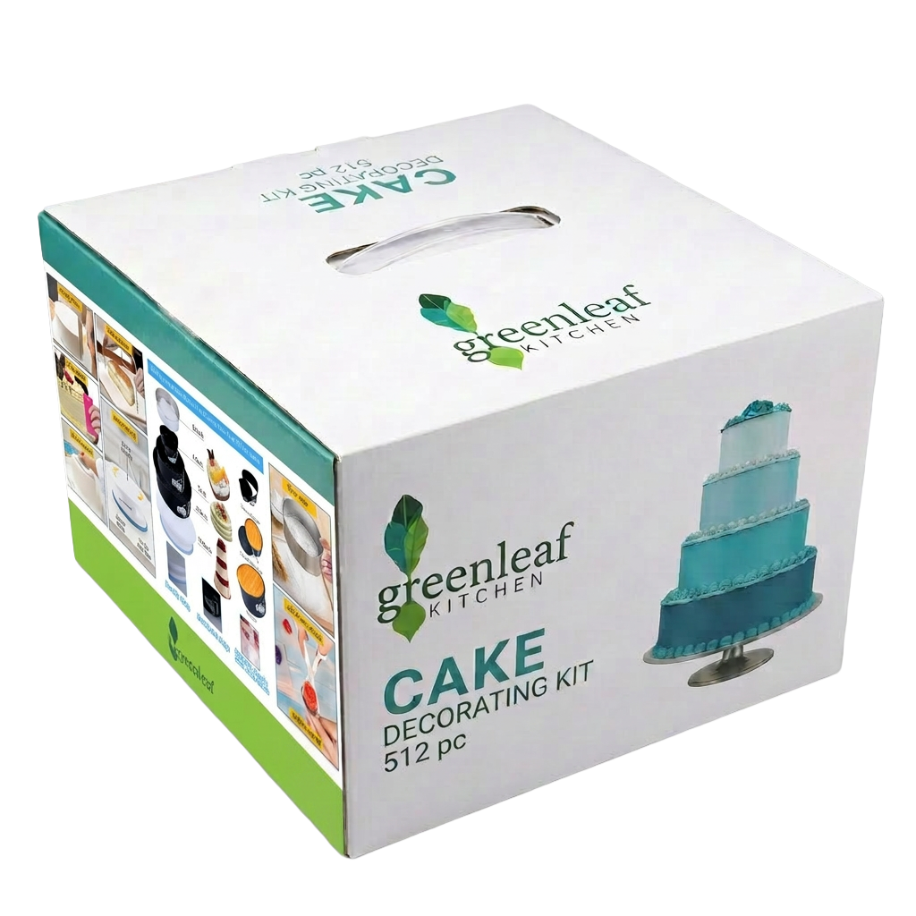 Green leaf 512 pc Cake Decorating Kit