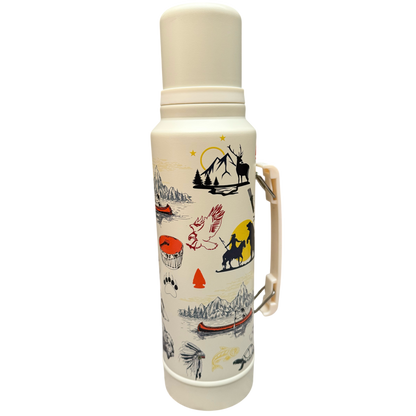 American Native™ Heritage Stainless Steel Thermos