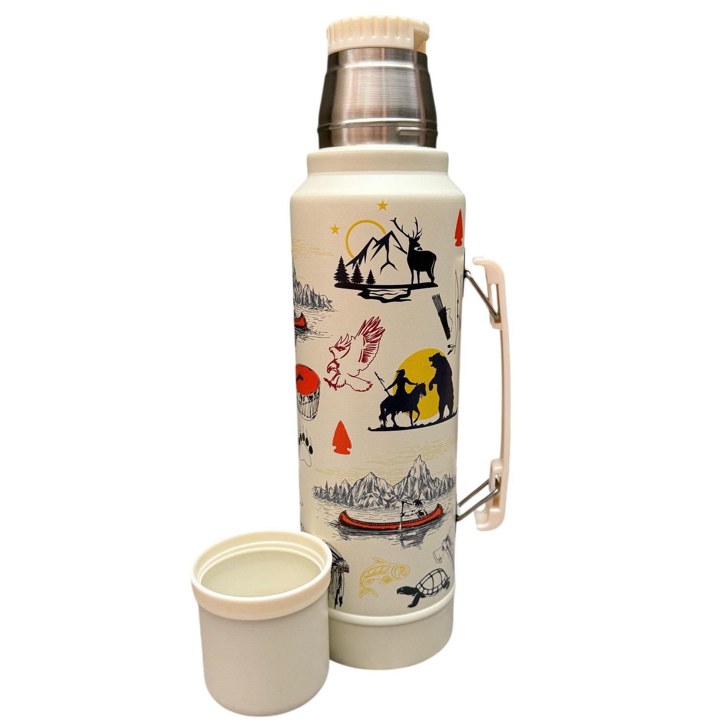 American Native™ Heritage Stainless Steel Thermos