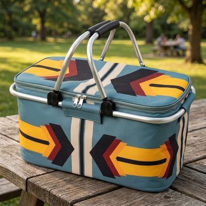 American Native™  Arrowpoint Collapsible Picnic Basket