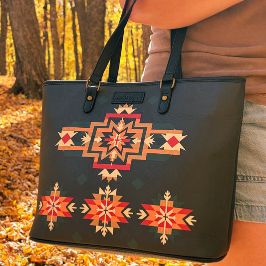 American Native™ Winter Heirloom Tote Bag